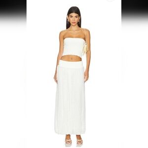 NWT FAITHFULL THE BRAND BALLOON MESH SKIRT